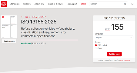 历史性突破 | yh533388银河环境主导！首个由中国企业牵头编制的环卫装备ISO国际标准正式发布！